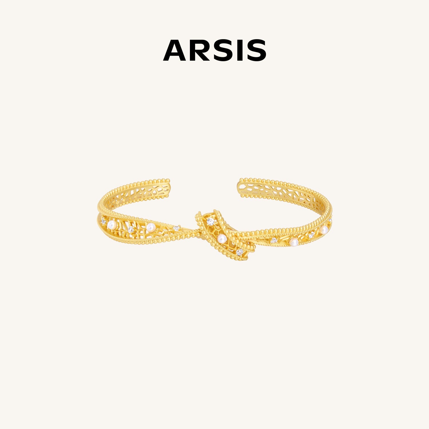 シグネチャー リボン カフブレスレット – ARSIS
