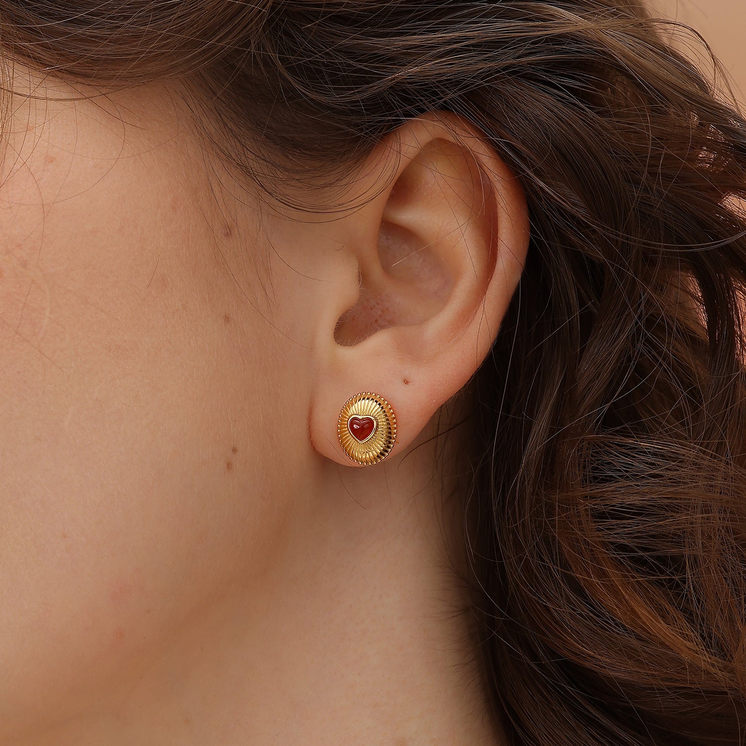 アイリスアゲート ピアス ハートシェイプ アイオライト×アゲート ピアス – ARSIS