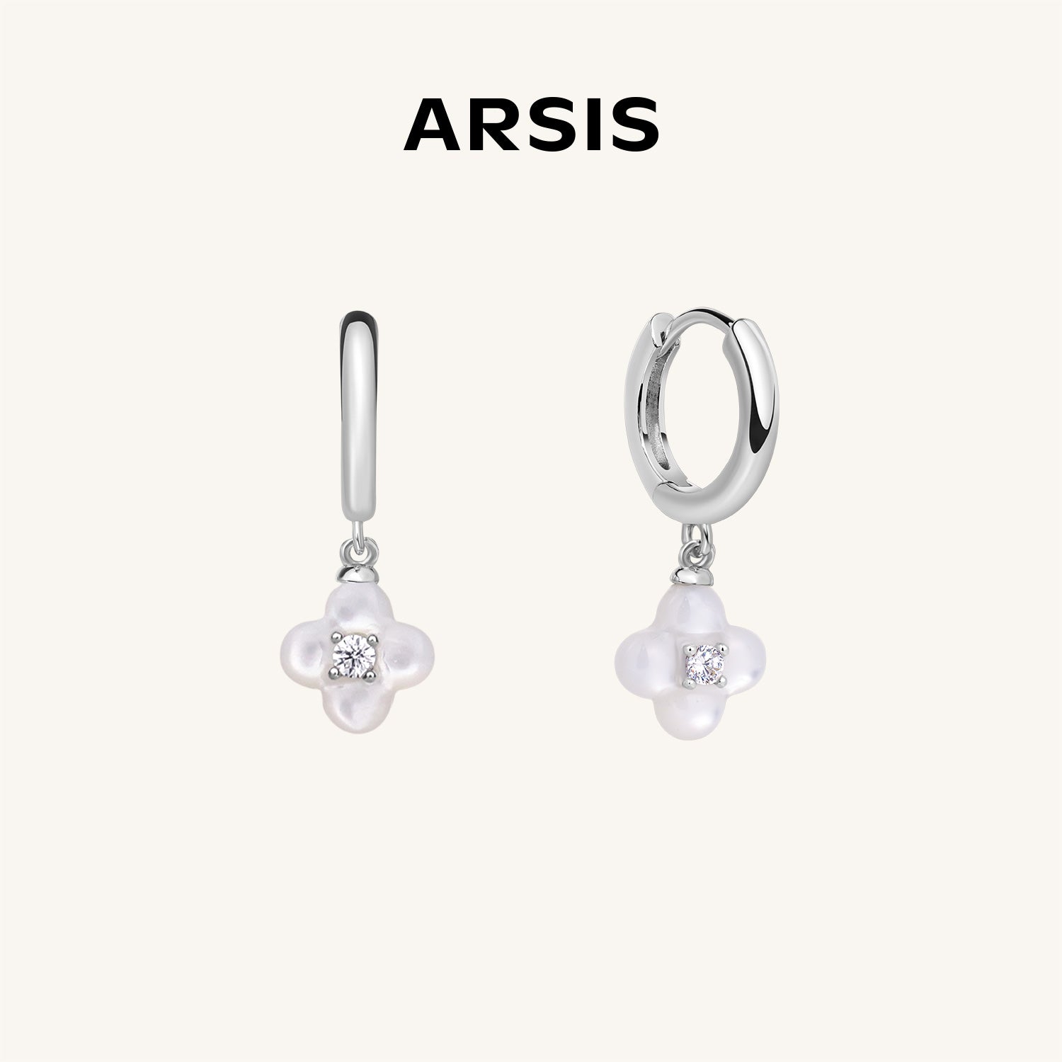 幸運モチーフ 四つ葉のクローバーピアス – ARSIS