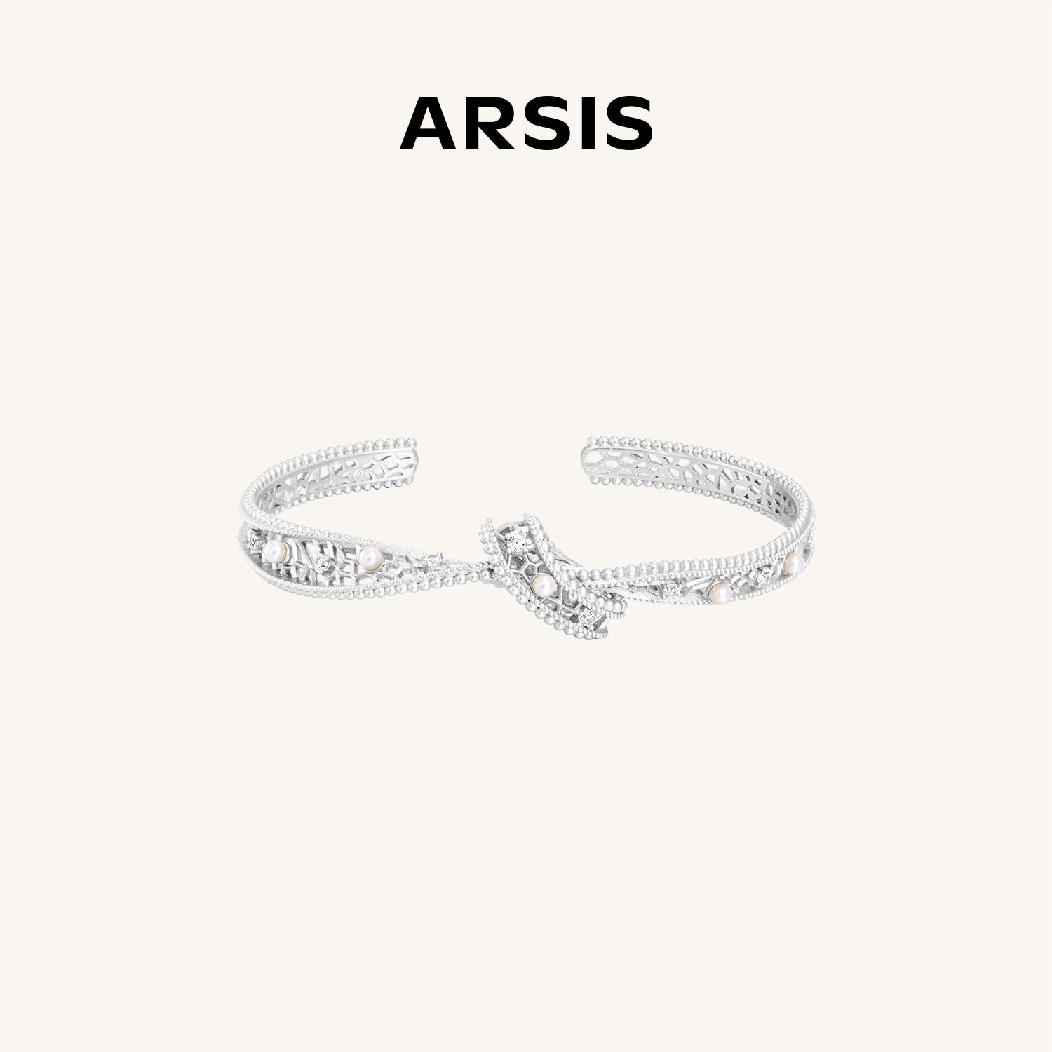 シグネチャー リボン カフブレスレット – ARSIS