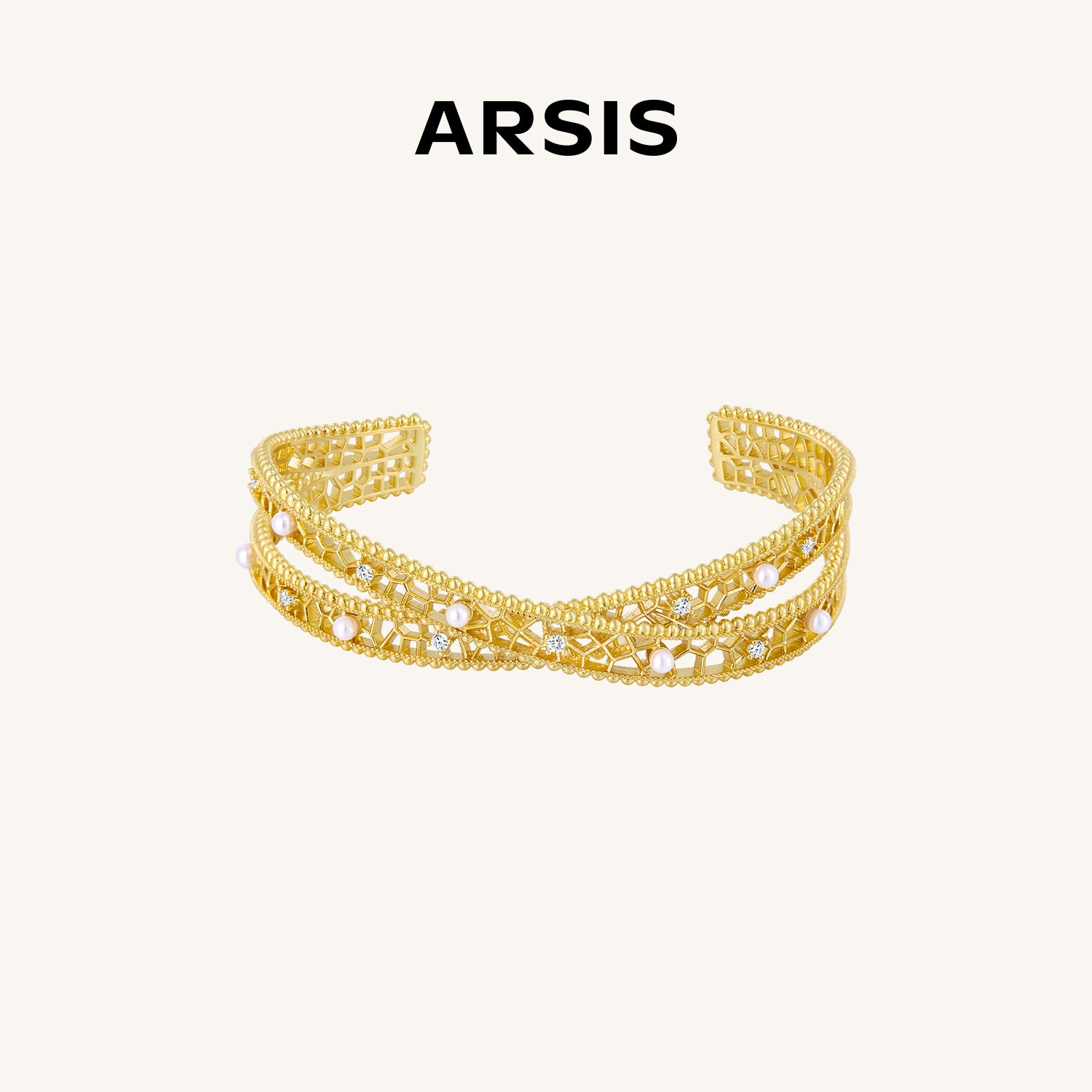 シグネチャー リボン カフブレスレット – ARSIS