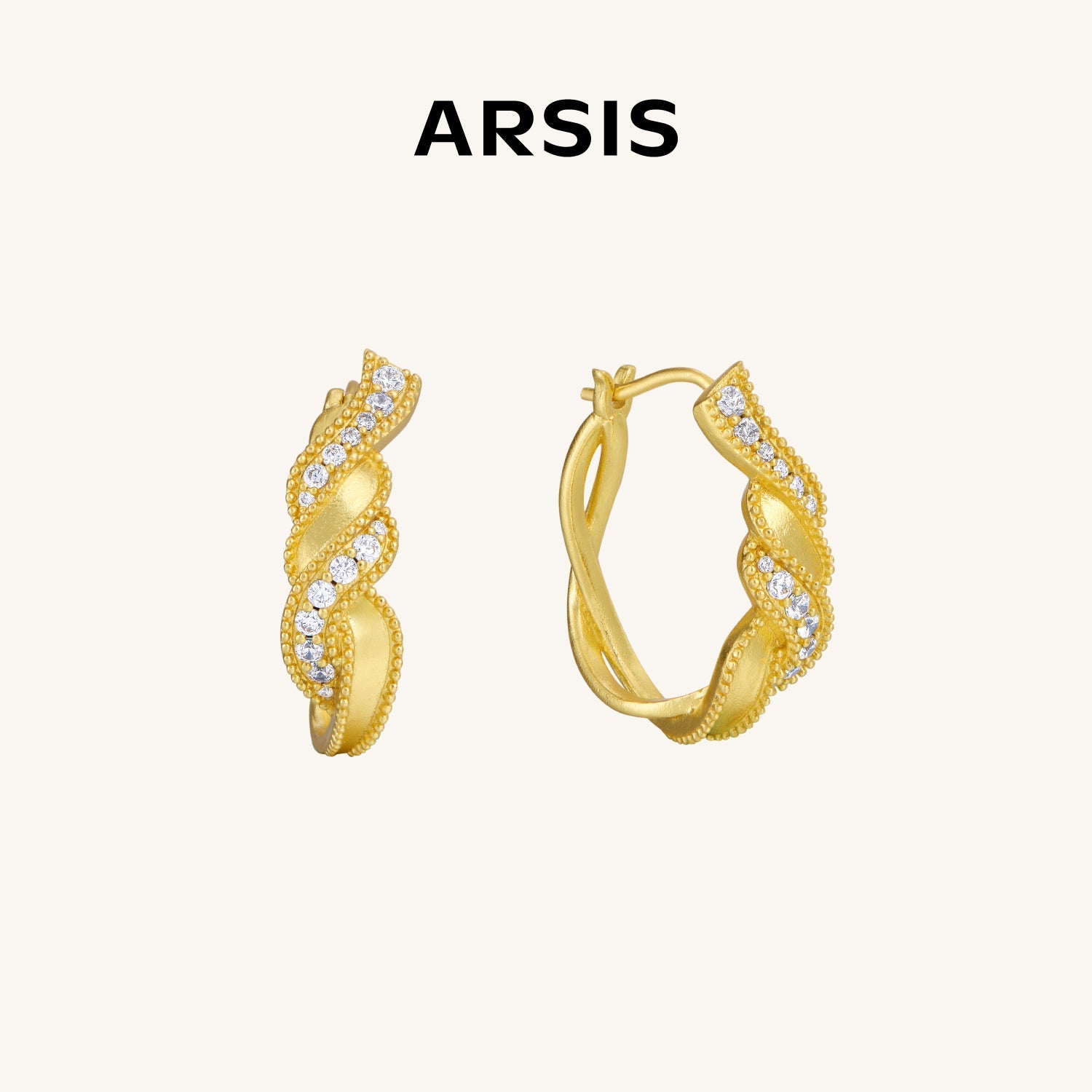 ツイストリボン フープピアス – ARSIS