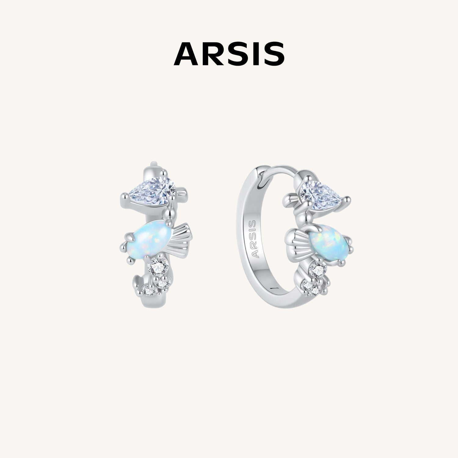 ドリーミーカラー タツノオトシゴ フープピアス – ARSIS