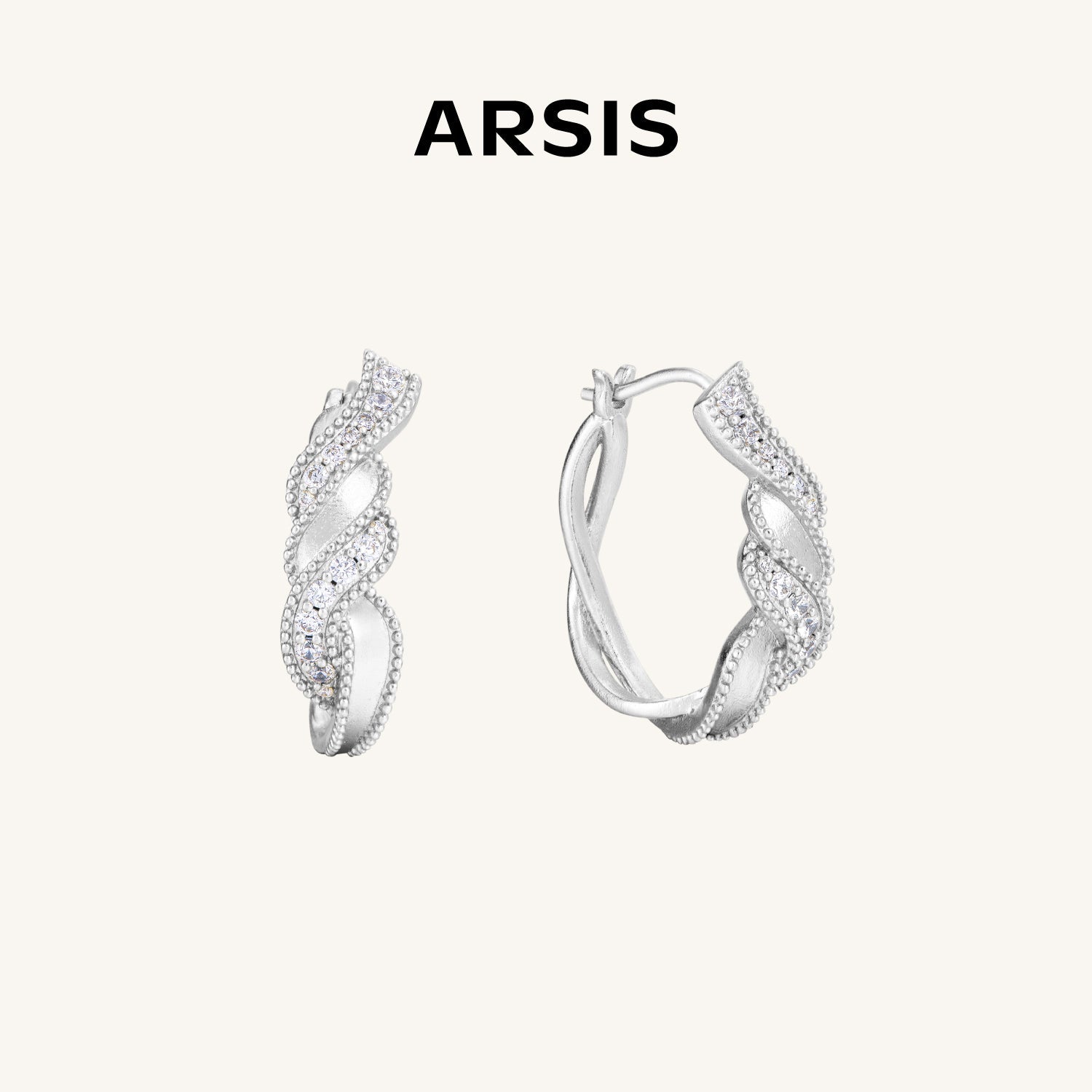 ツイストリボン フープピアス – ARSIS