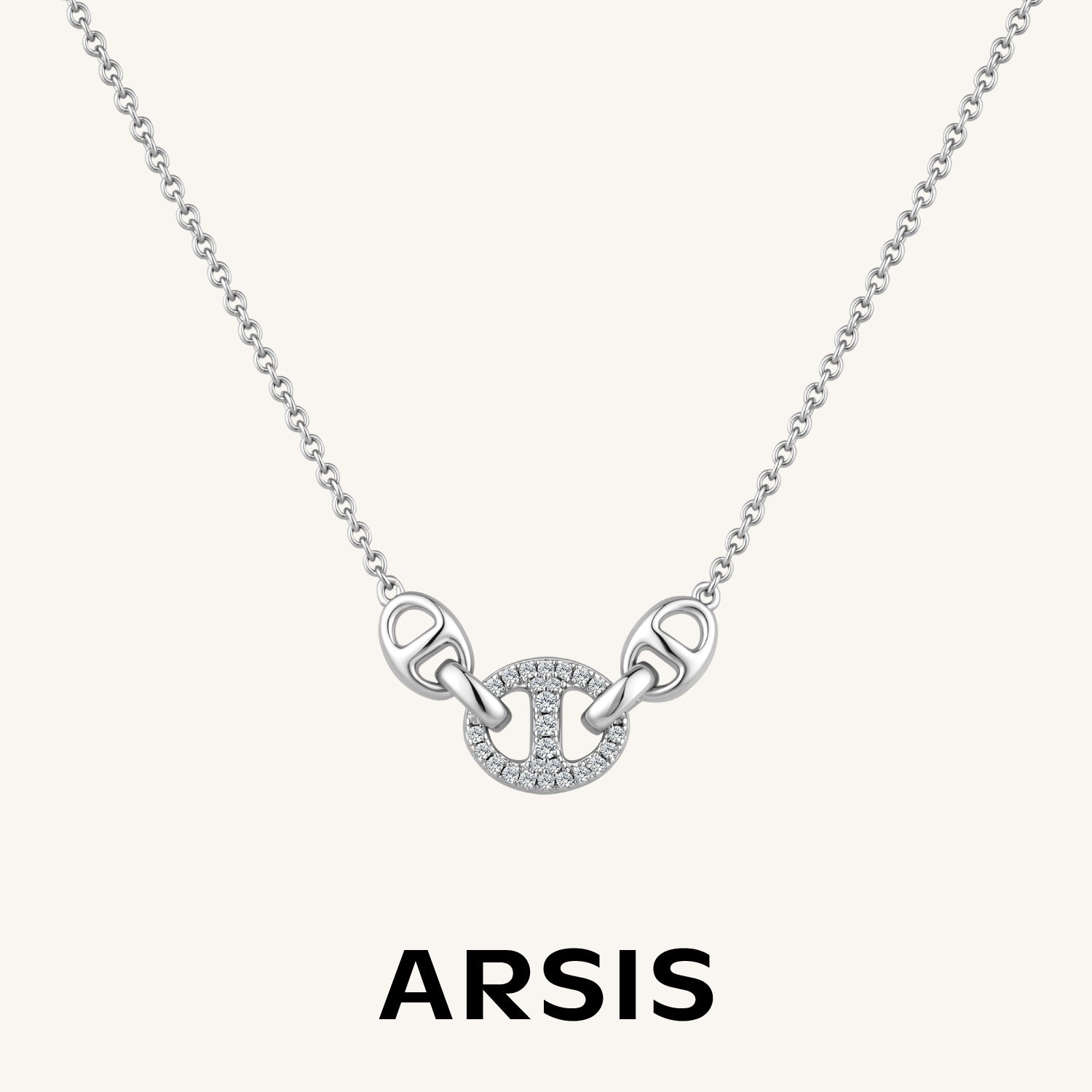 シグネチャー トリプルインターロック ネックレス – ARSIS