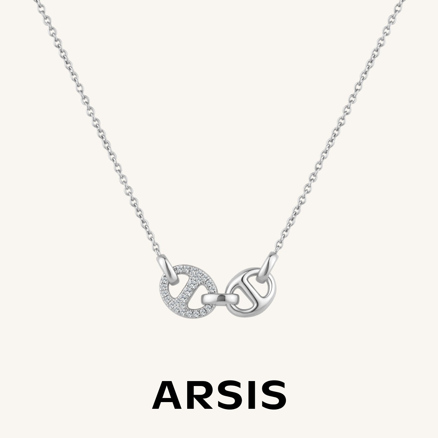 シグネチャー トリプルインターロック ネックレス – ARSIS