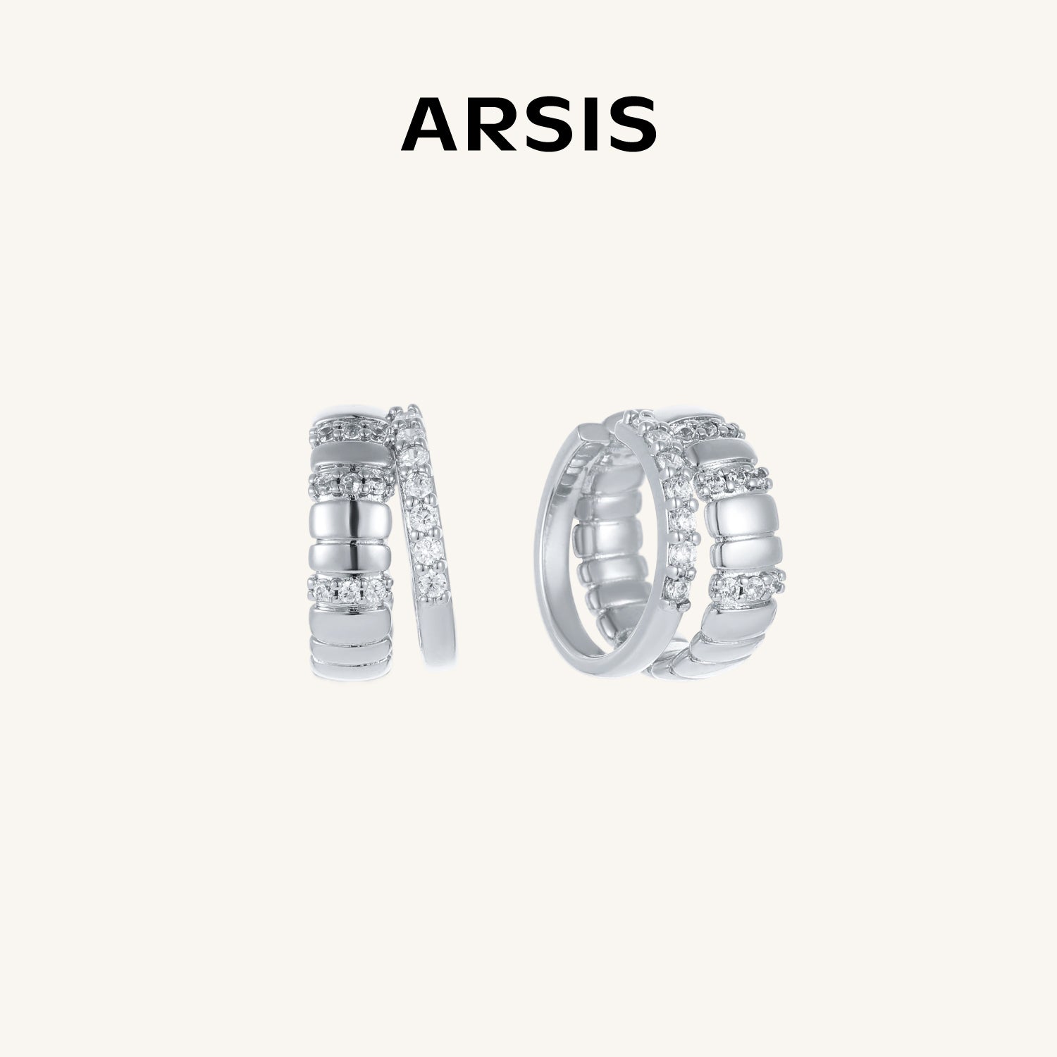 スネーク ダブルフープ ネックレス – ARSIS