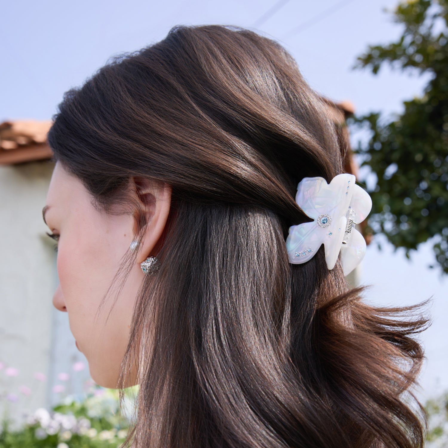かすみ草のブレス、ピアス、ヘアクリップ ブロッサム ヘアクリップ – ARSIS