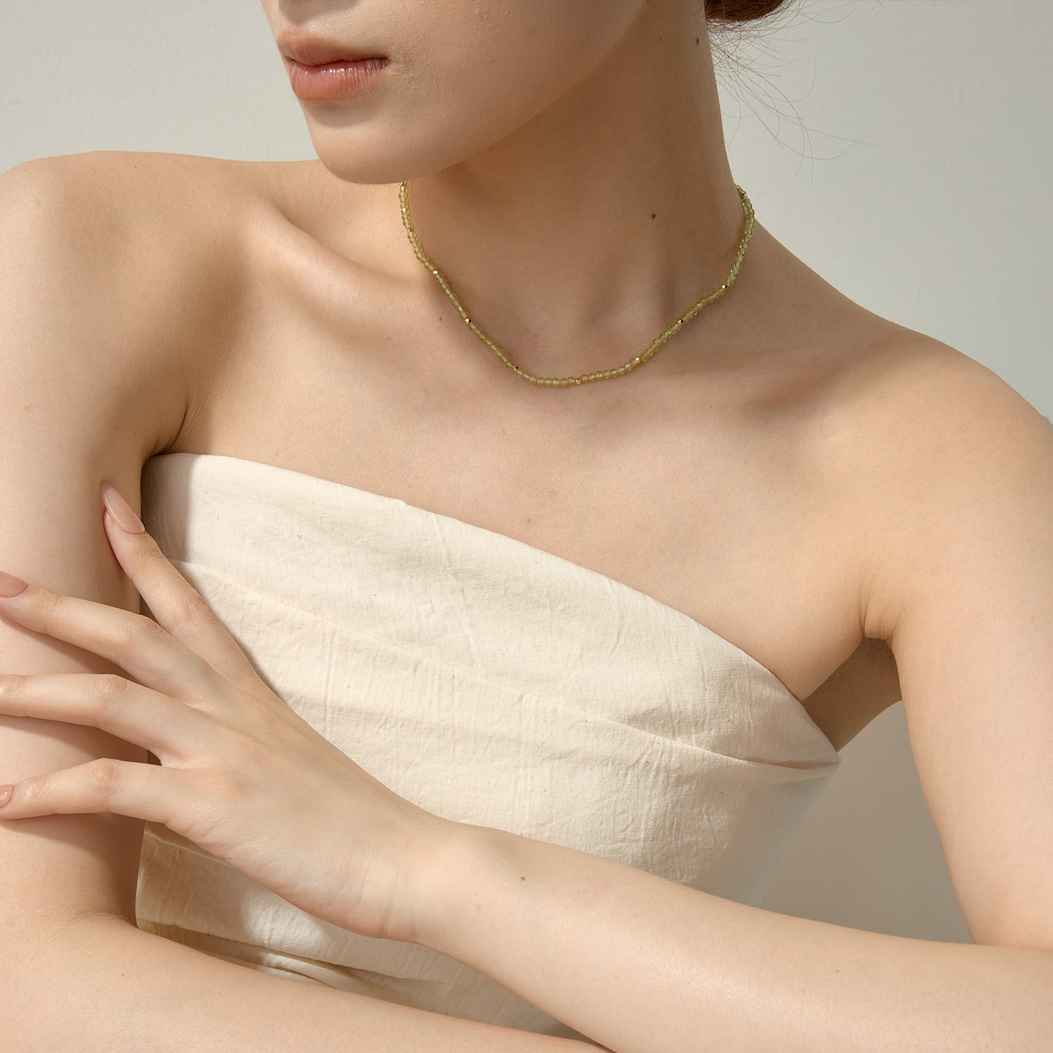 8月の誕生石 ペリドット ビーズエネルギー ネックレス – ARSIS