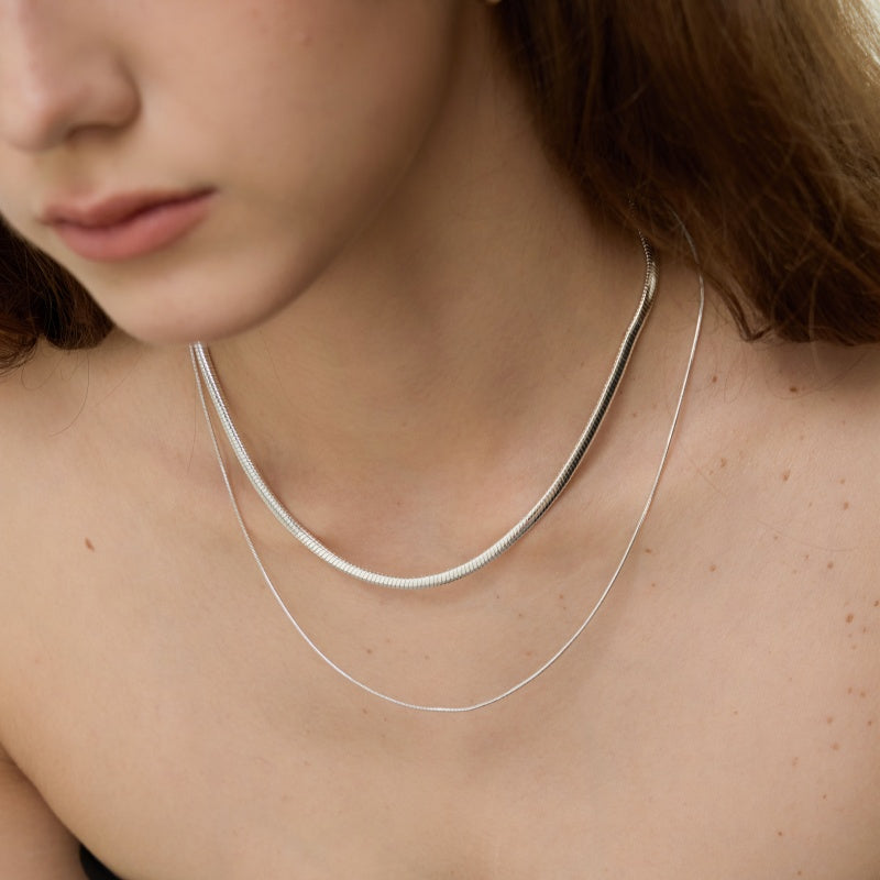 ミックス＆マッチ スネークチェーン ツイン ウィメンズ ネックレス – ARSIS